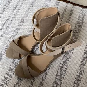 Joe’s Jeans open toe hilled sandals